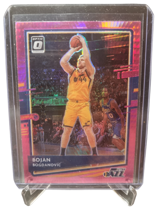 2020-21 Donruss Optic #88 Bojan Bogdanovic Pink Hyper Prizm