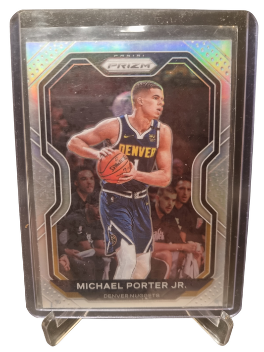 2020-21 Panini Prizm #86 Michael Porter Junior Silver Prizm