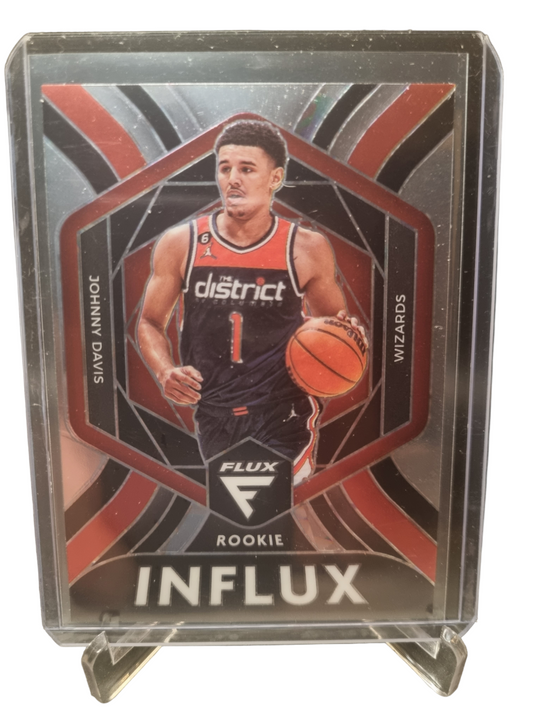 2022-23 Panini Flux #11 Johnny Davis Rookie Card Influx