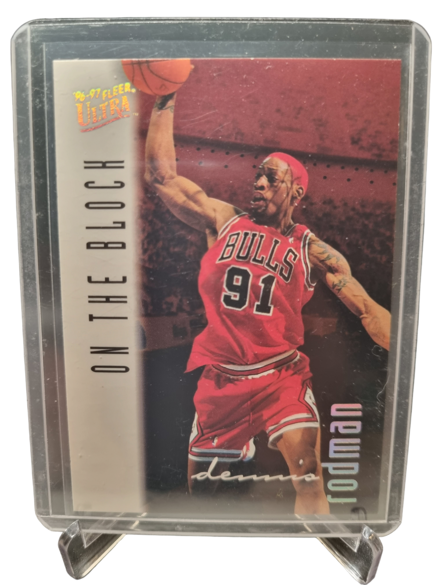 1996-97 Fleer #137 Dennis Rodman On The Block