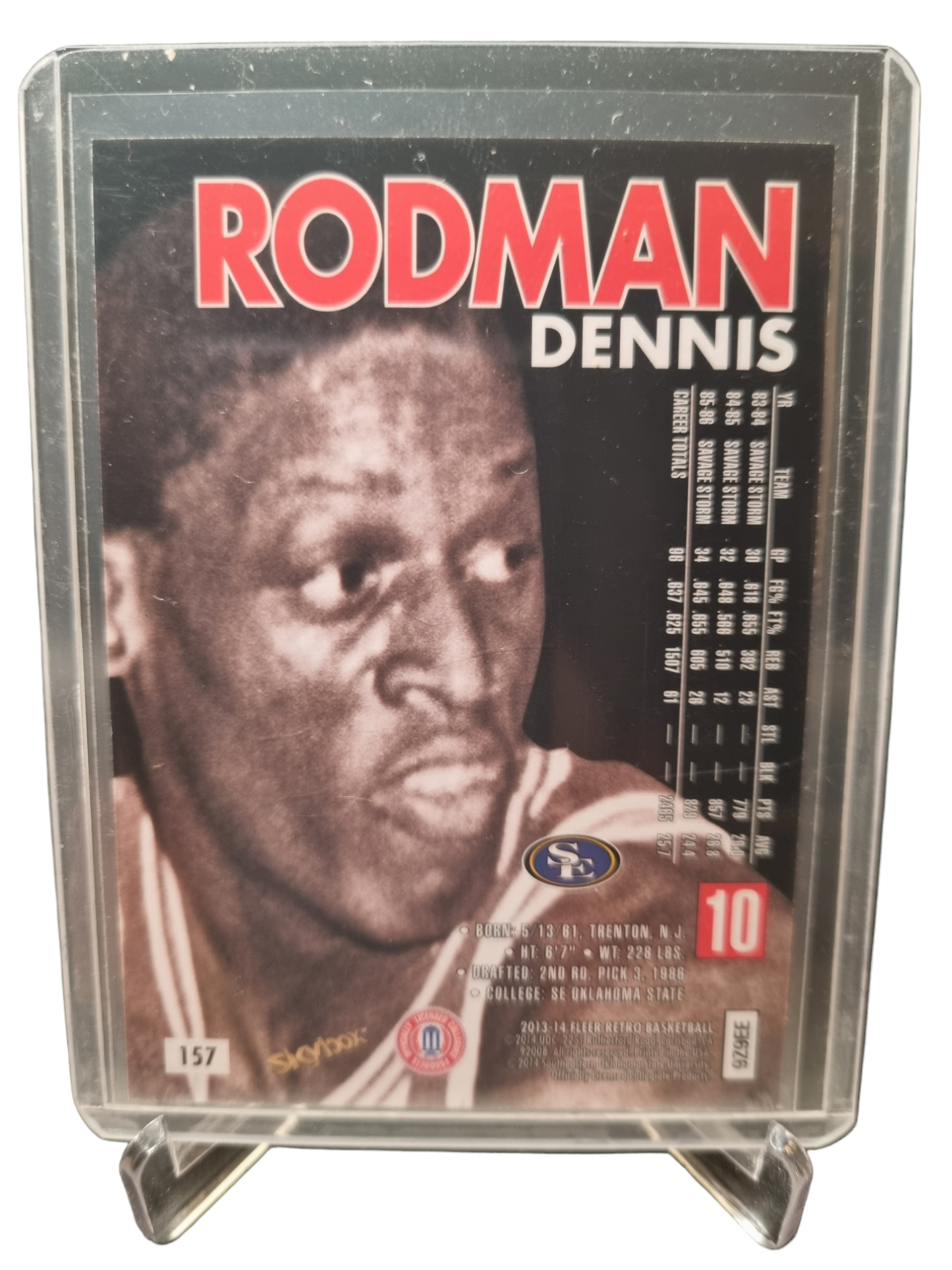 2013-14 Skybox Premium #137 Dennis Rodman Fleer Retro