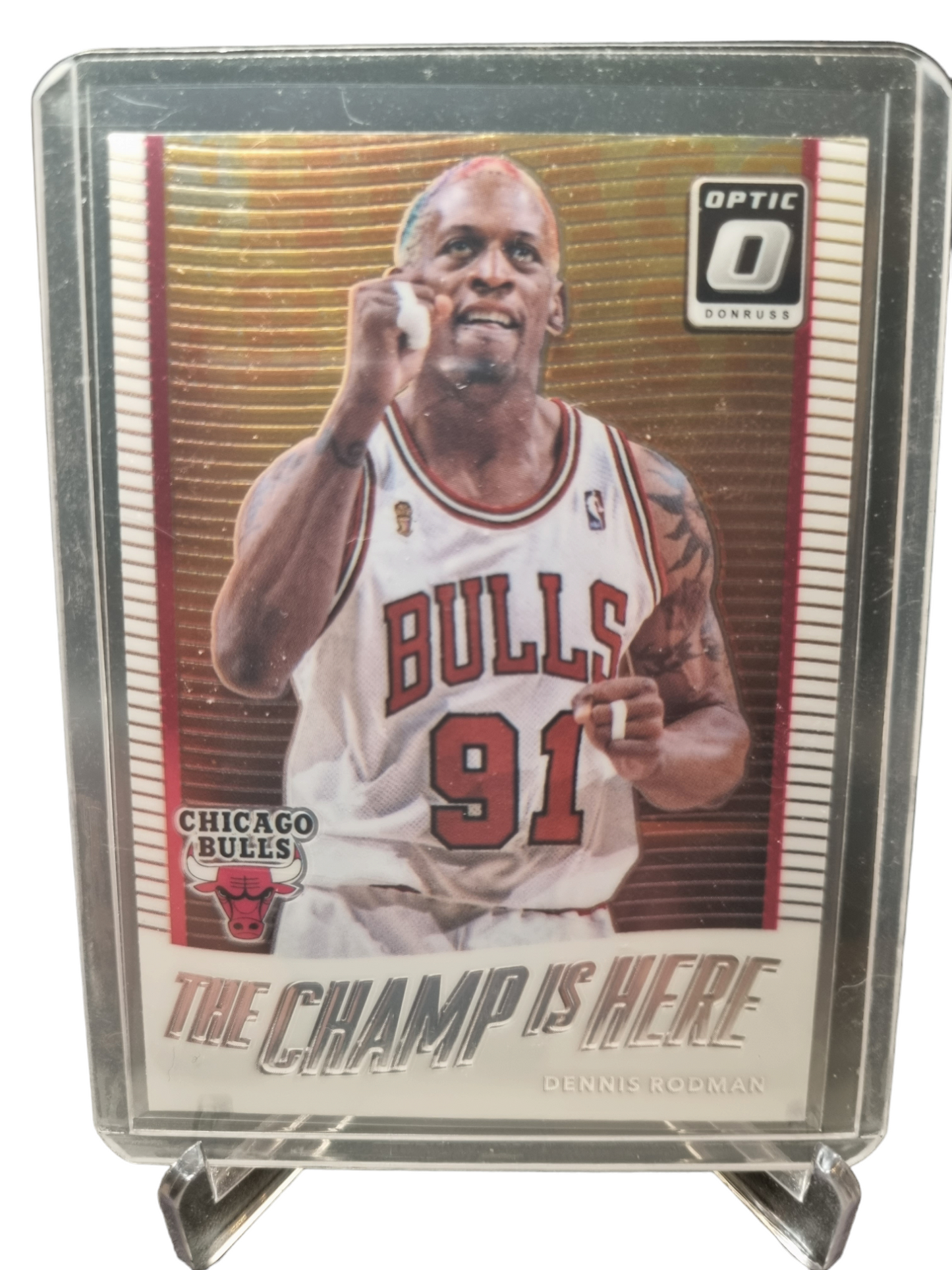 2017-18 Panini Donruss Optic #4 Dennis Rodman The Champ Is Here