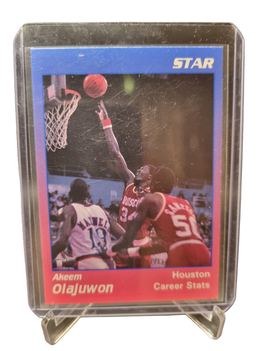 1991 Star #4 of 5 Hakeem Olajuwon Career Stats