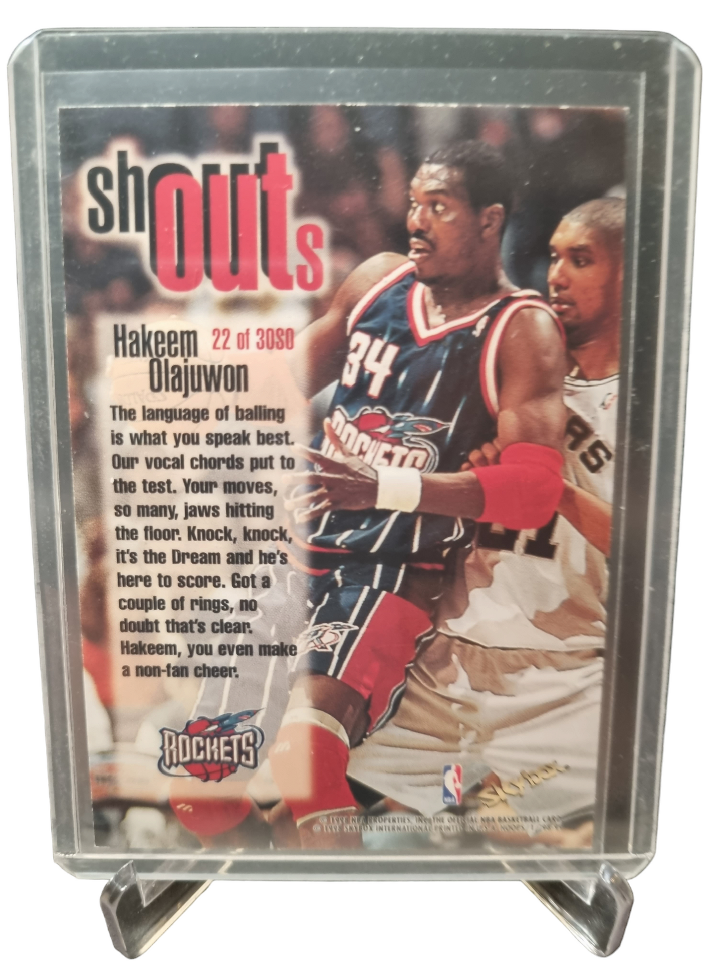 1998 Hoops #22 of 30 SO Hakeem Olajuwon Shout Outs