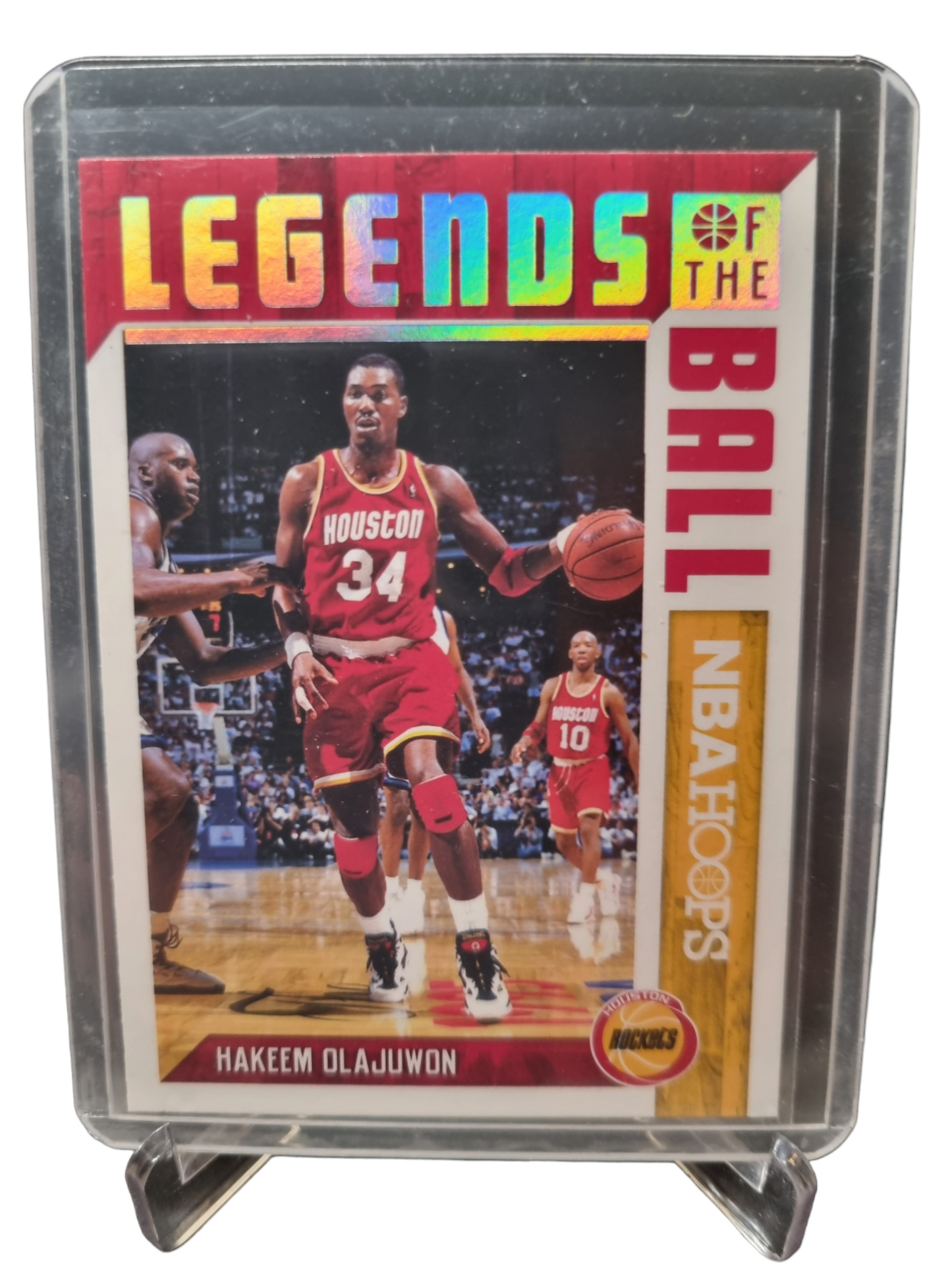 2017-18 Panini Hoops #8 Hakeem Olajuwon Legends Of The Ball