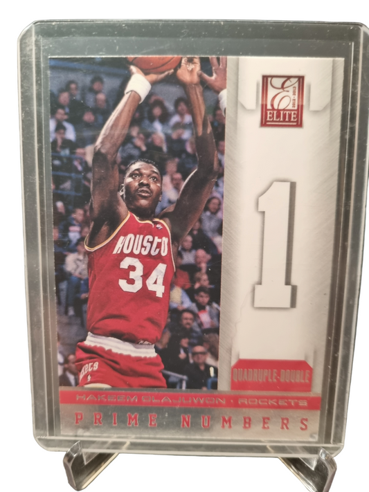 2012-13 Elite #22 Hakeem Olajuwon Elite Prime Numbers