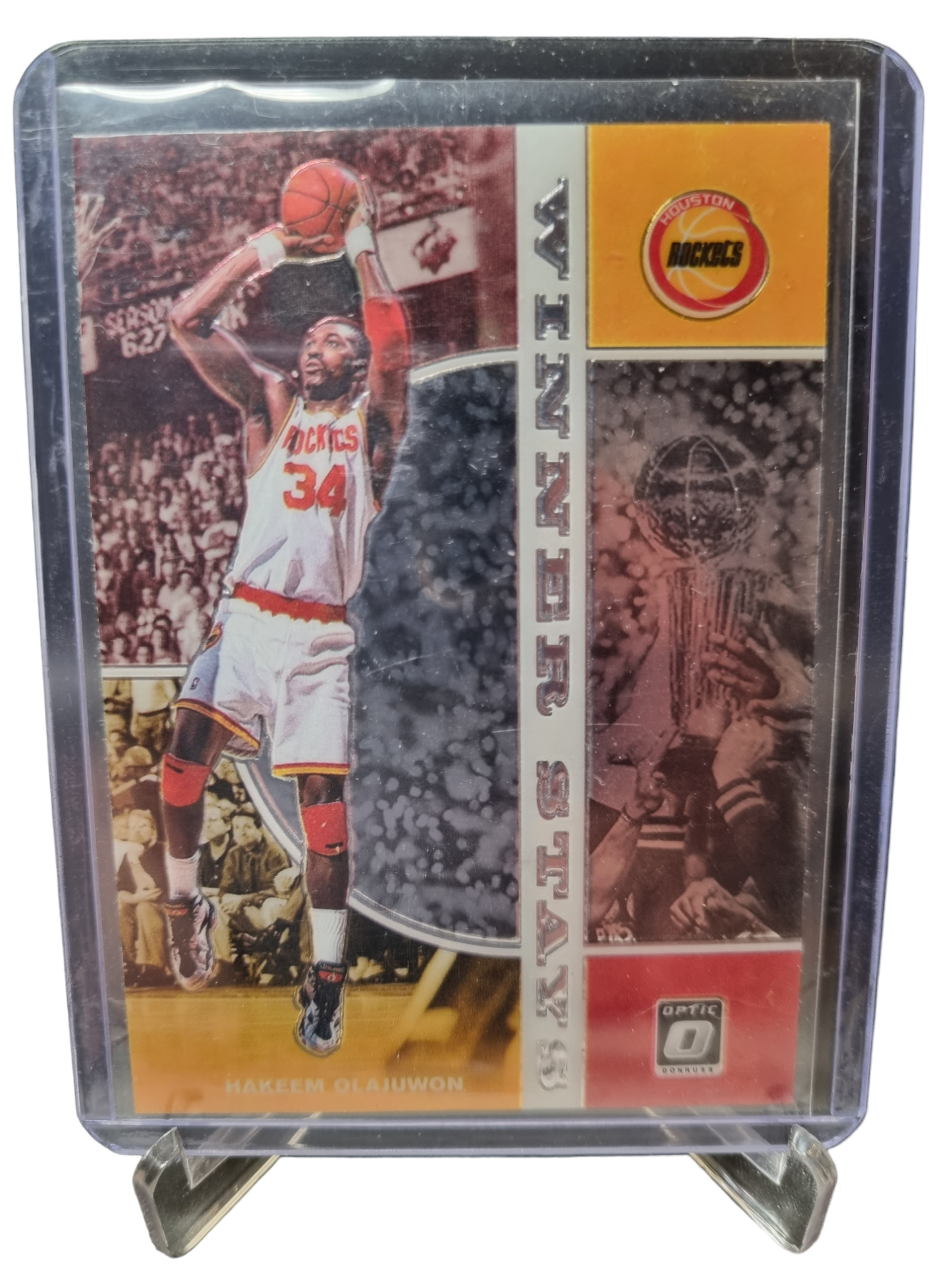 2019-20 Panini Donruss Optic #9 Hakeem Olajuwon Winner Stays