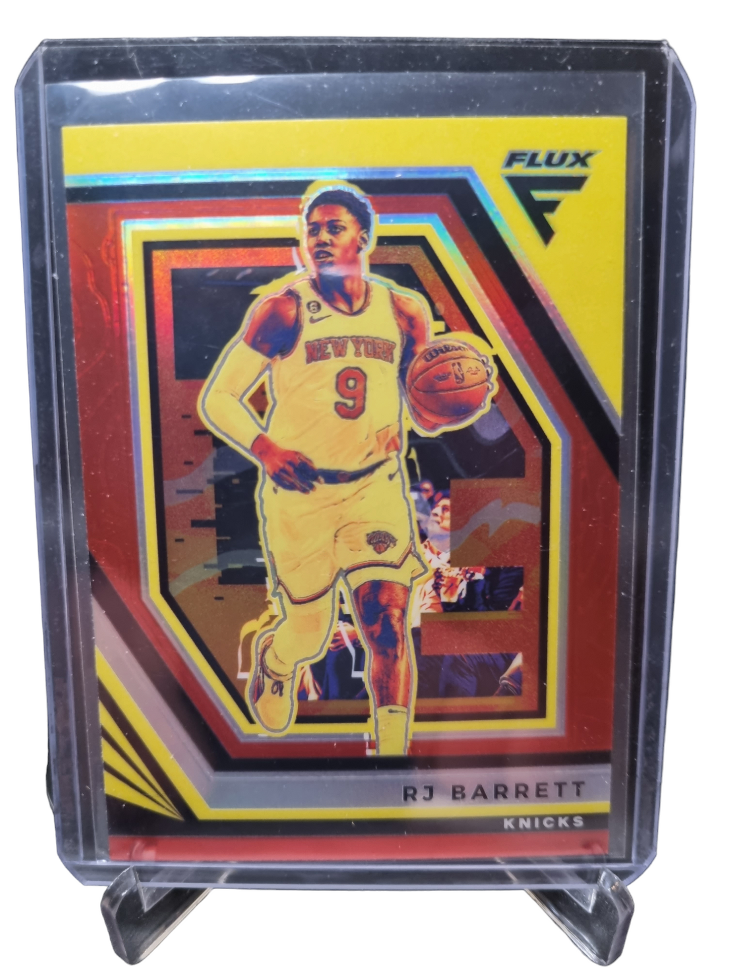 2022-23 Panini Flux #19 RJ Barrett Red/Yellow Prizm