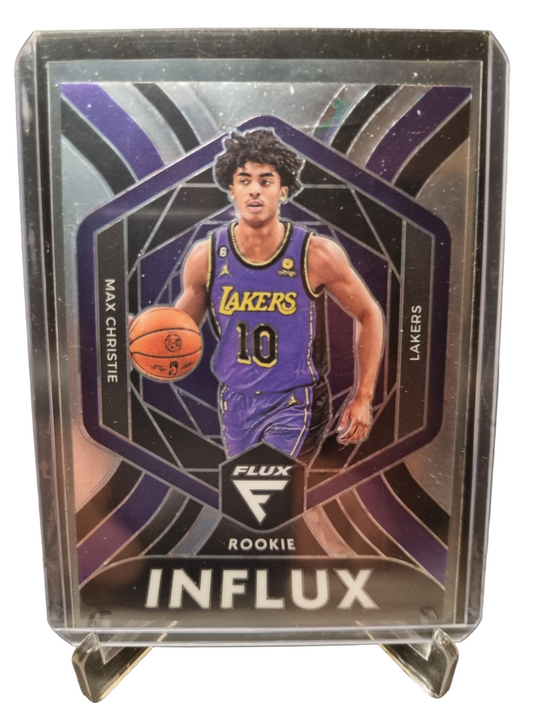 2022-23 Panini Flux #26 Max Christie Rookie Card Influx