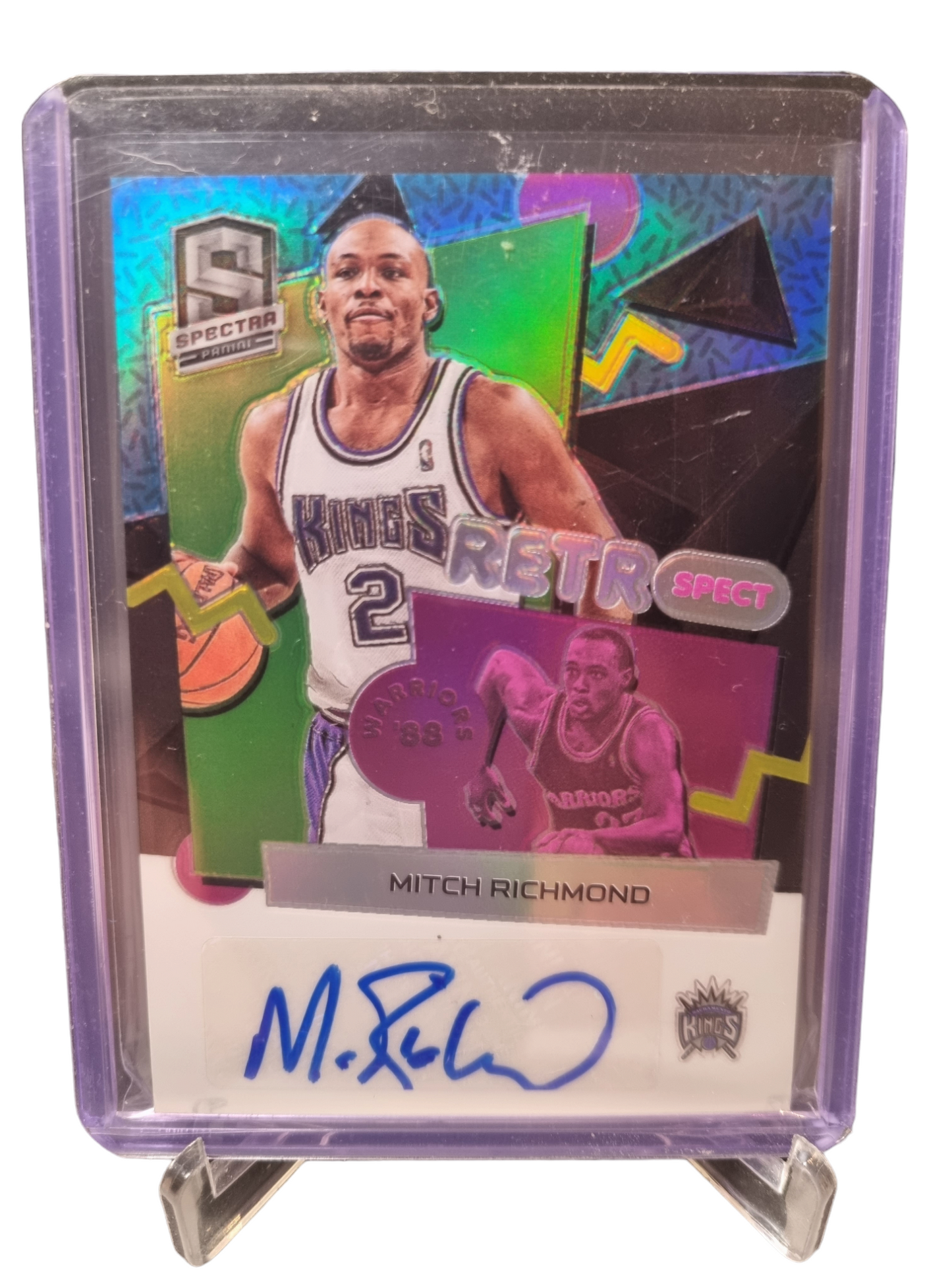 2022-23 Panini Spectra #RSA-MRM Mitch Richmond Retrospect Autograph 29/99