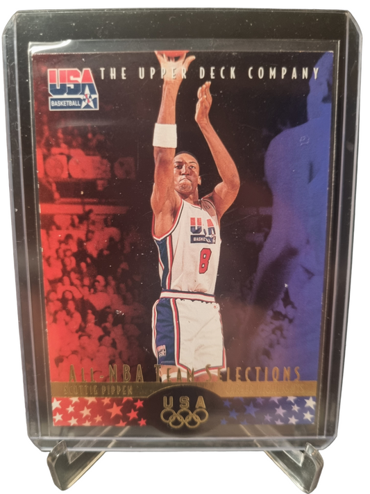 1996 Upper Deck #1 Scottie Pippen USA Basketball