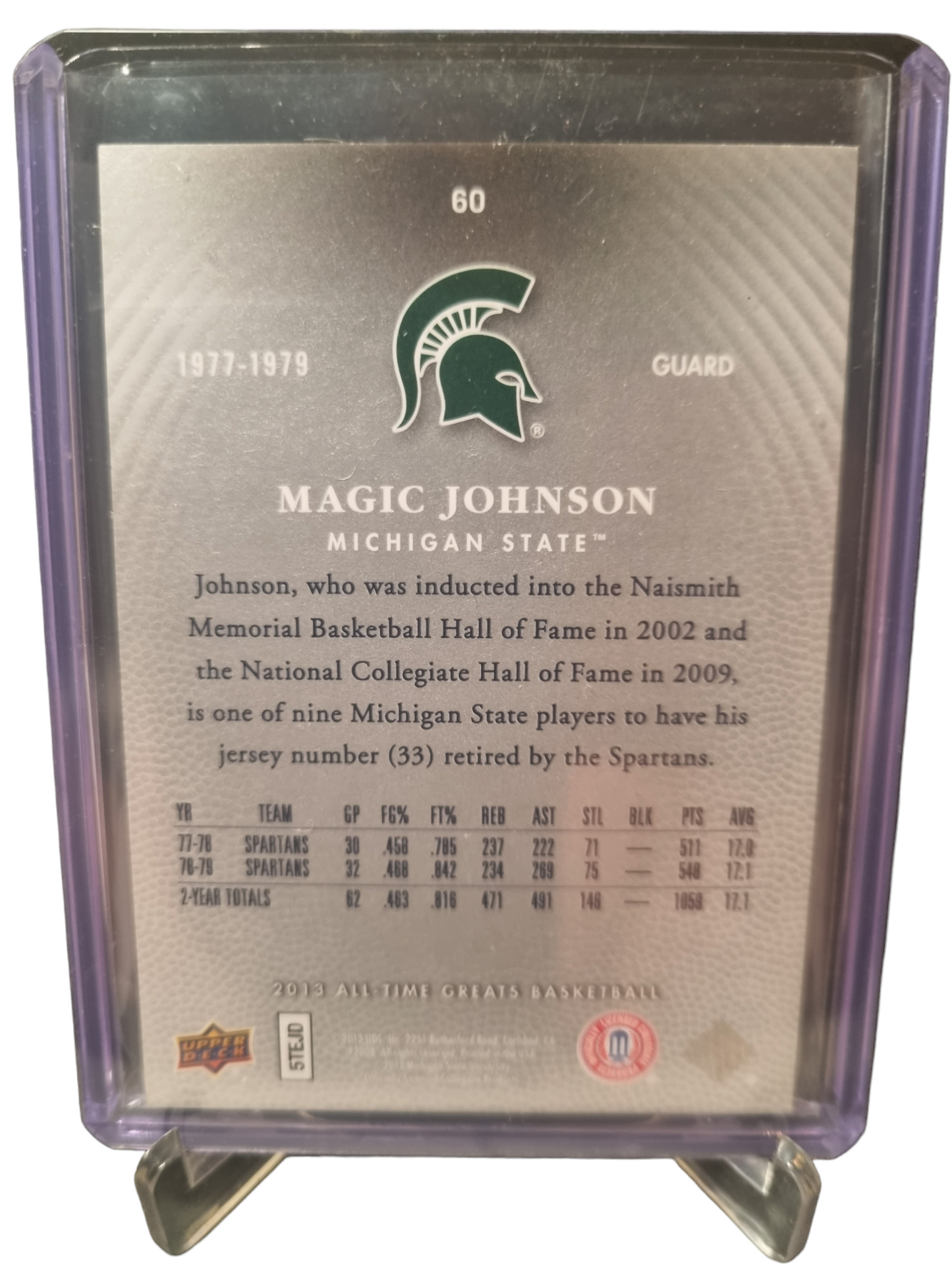 2013 Upper Deck #64 Magic Johnson All Time Greats 038/150