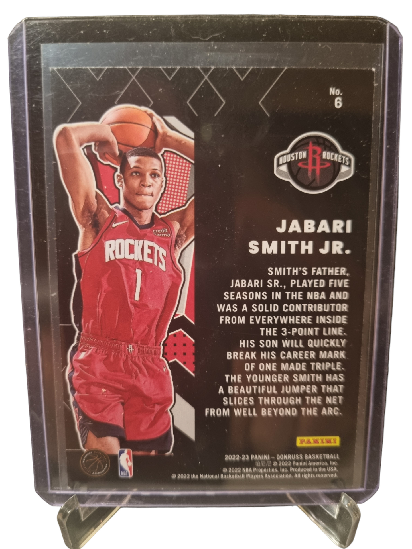 2022-23 Panini Donruss #6 Jabari Smith JR Rookie Card Great Xpectations