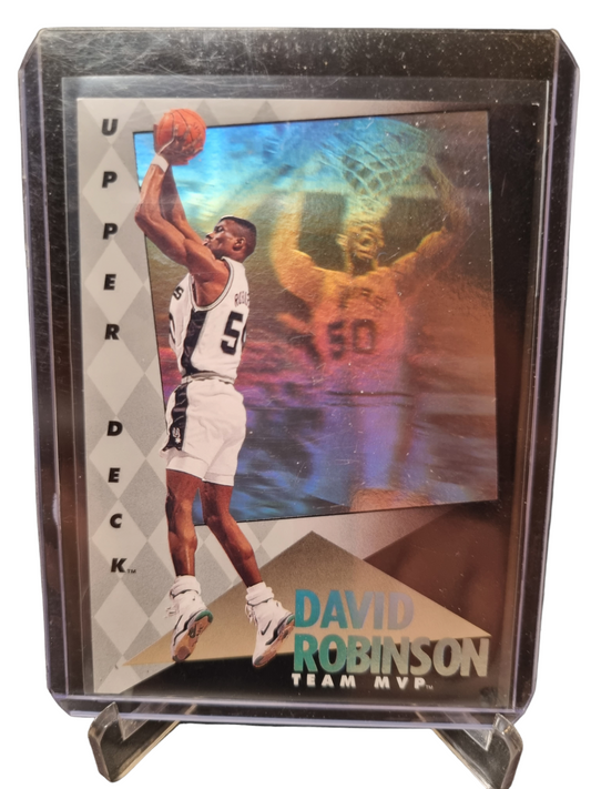 1993 Upper Deck #24 David Robinson Team MVP Hologram Card