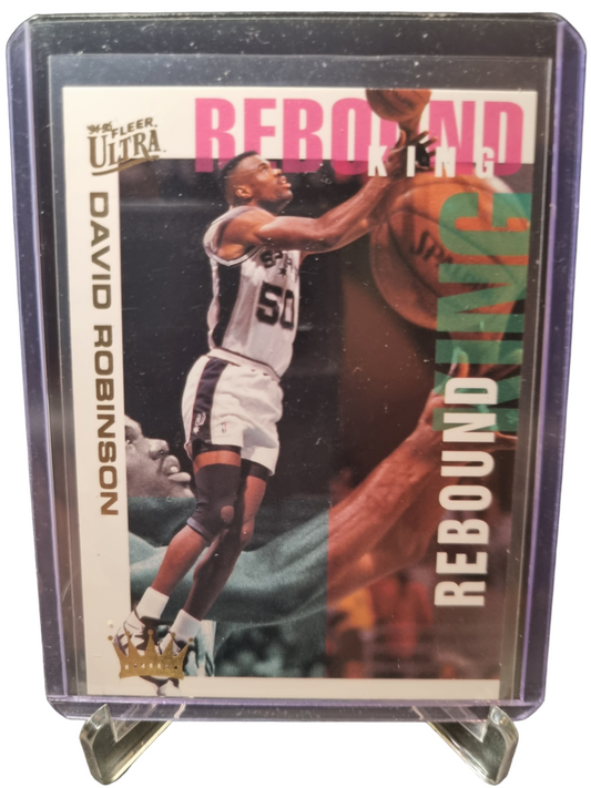 1994-95 Fleer #8 of 10 David Robinson Rebound King