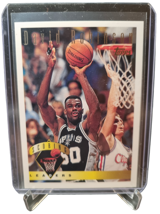 1995 Topps #8 David Robinson Scoring Leader