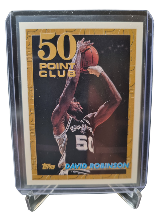 1993 Topps #52 David Robinson 50 Point Club