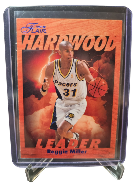 1997-98 Flair #11 of 29 Reggie Miller Hardwood Leader