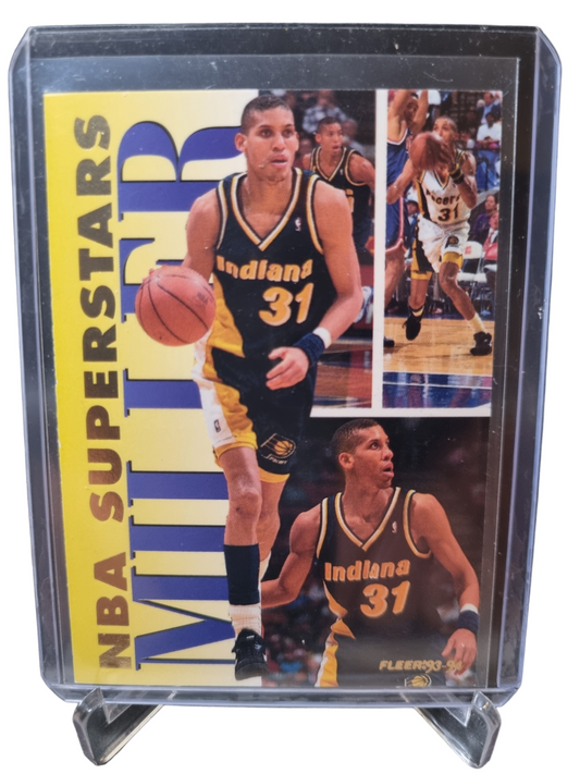 1993-94 Fleer #12 of 20 Reggie Miller NBA Superstars