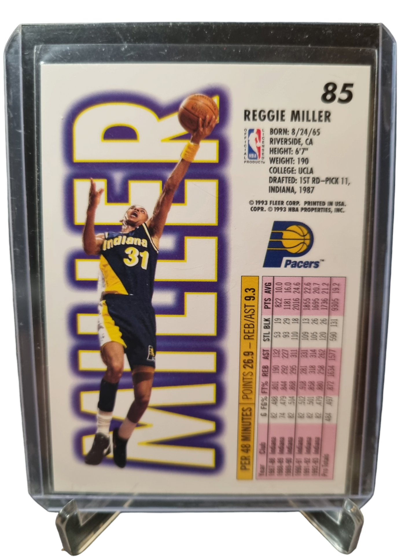 1993-94 Fleer #85 Reggie Miller