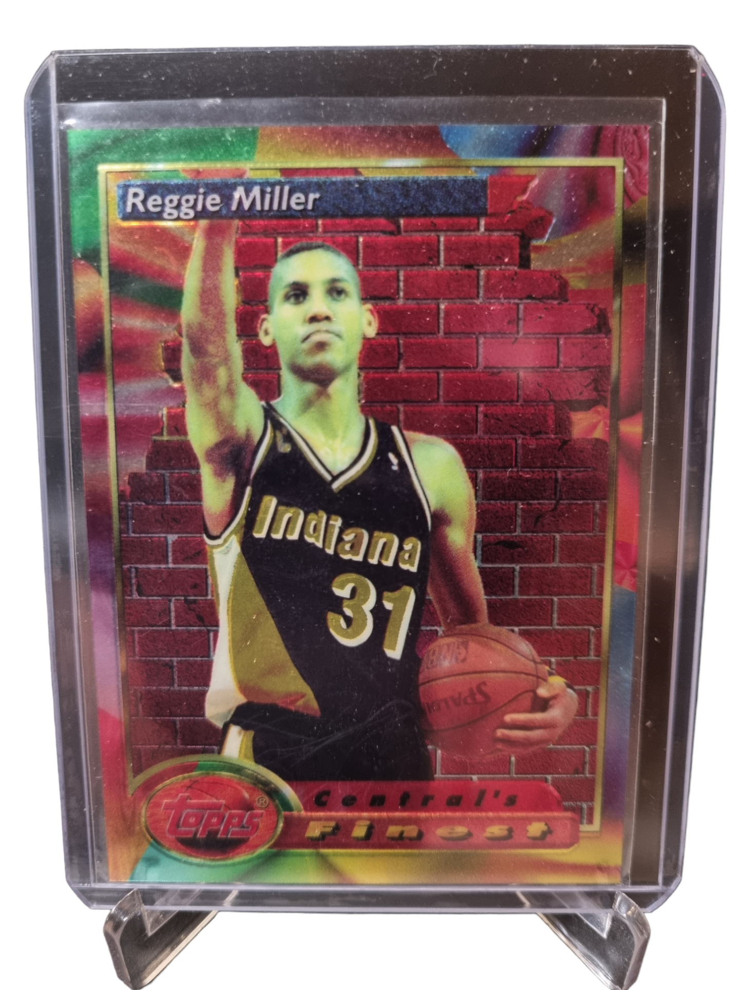 1994 Topps Finest #106 Reggie Miller