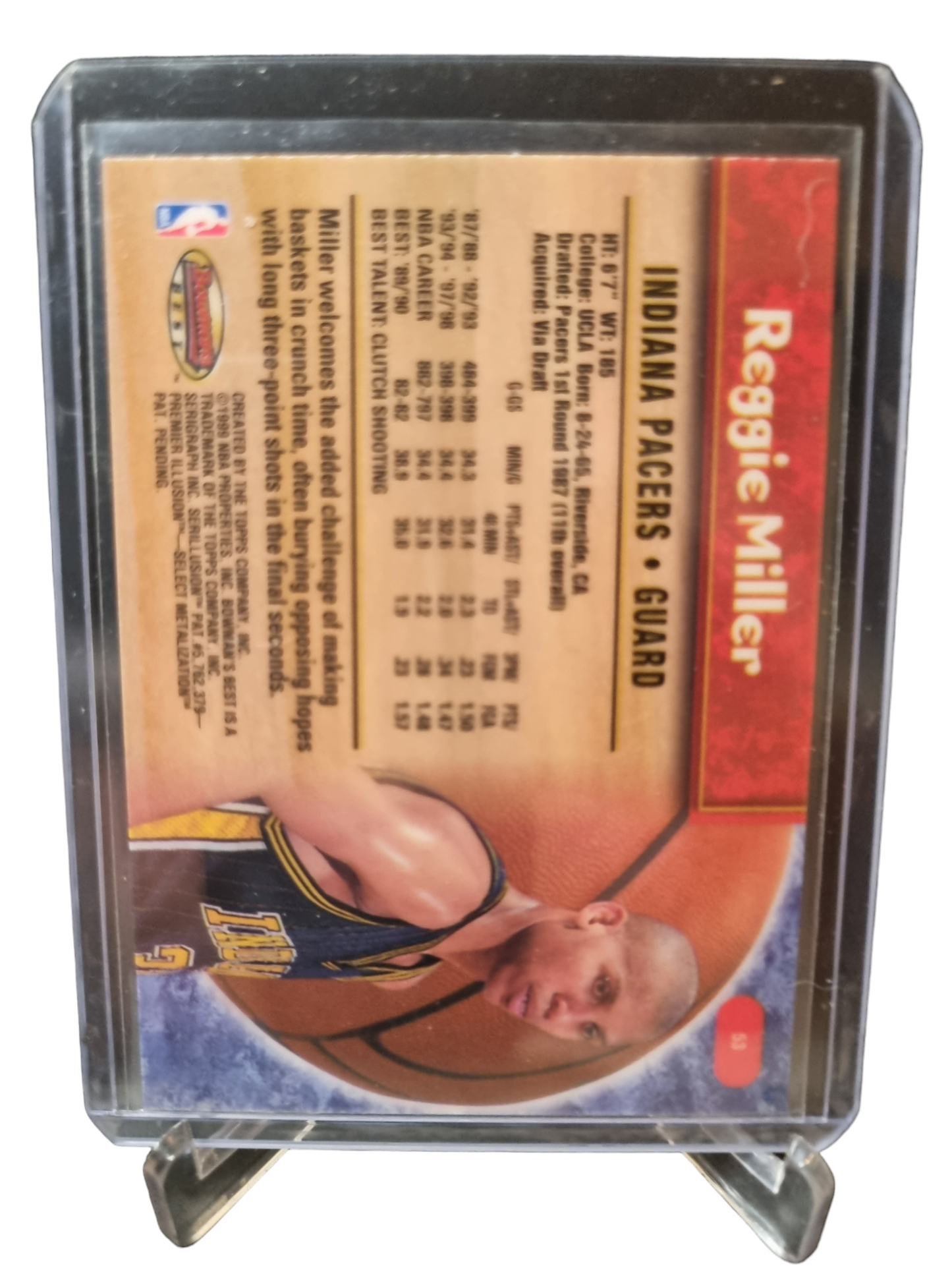 1999 Topps Bowmans Best #53 Reggie Miller