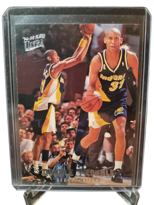 1994-95 Fleer Ultra #5 of 10 Reggie Miller Double Trouble