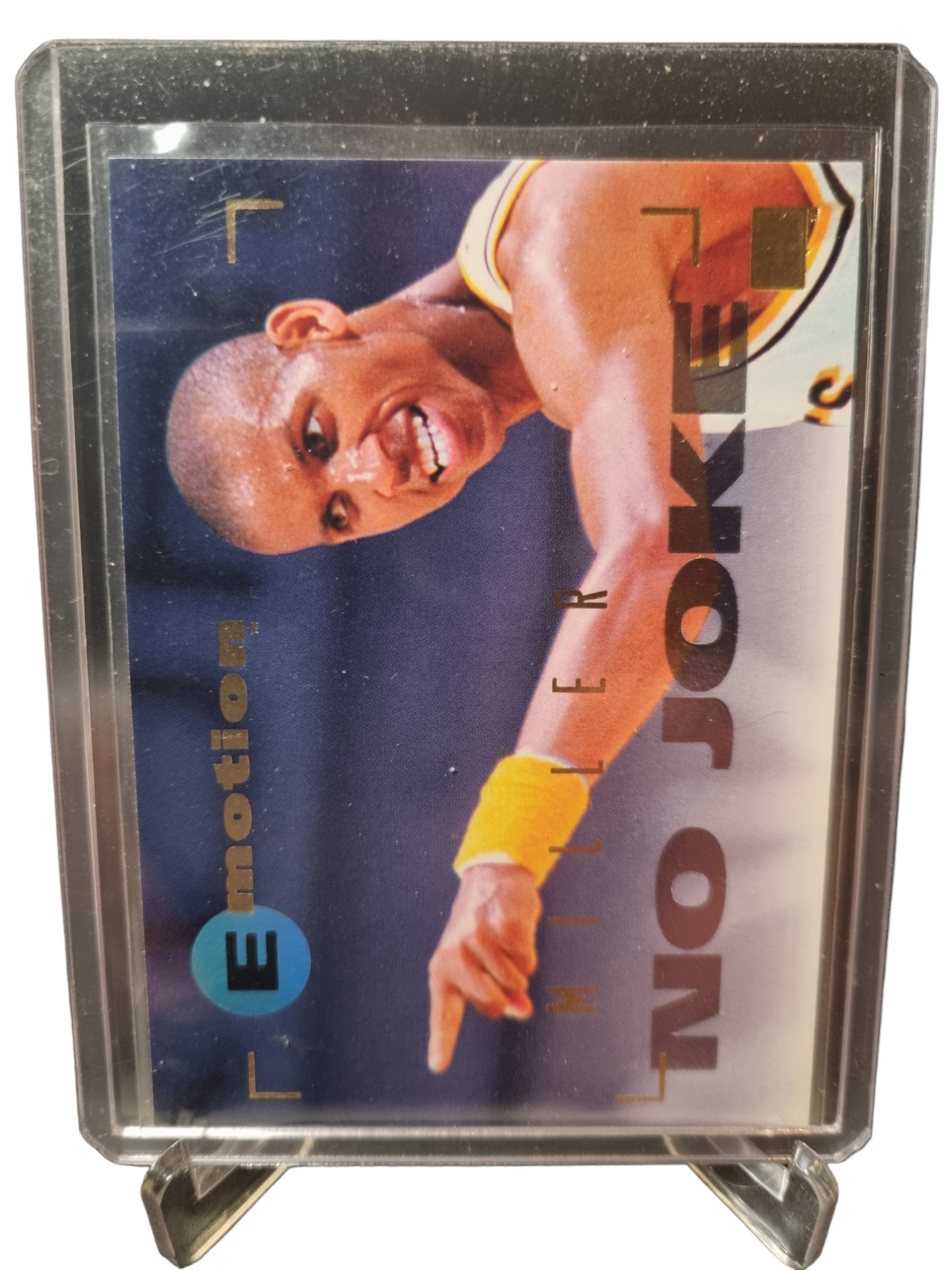 1995 Skybox #40 Reggie Miller Emotion No Joke