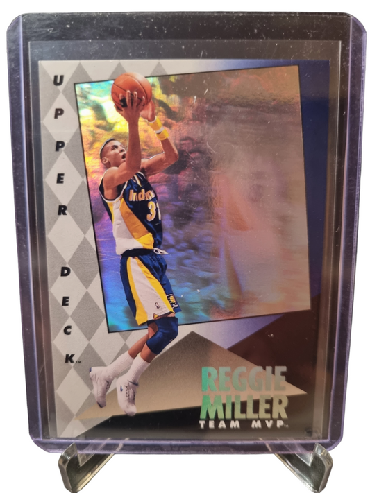 1993 Upper Deck #11 Reggie Miller Team MVP Hologram Card