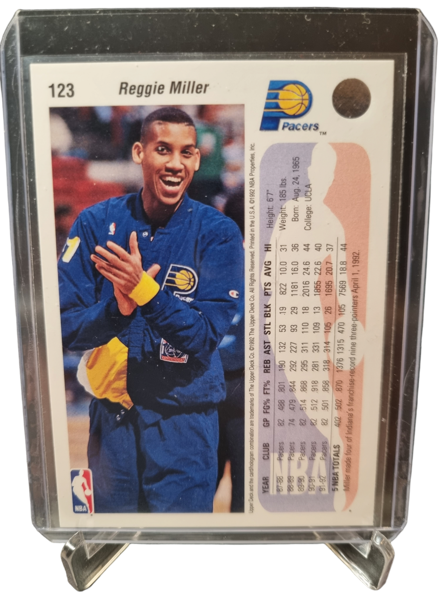 1992 Upper Deck #123 Reggie Miller