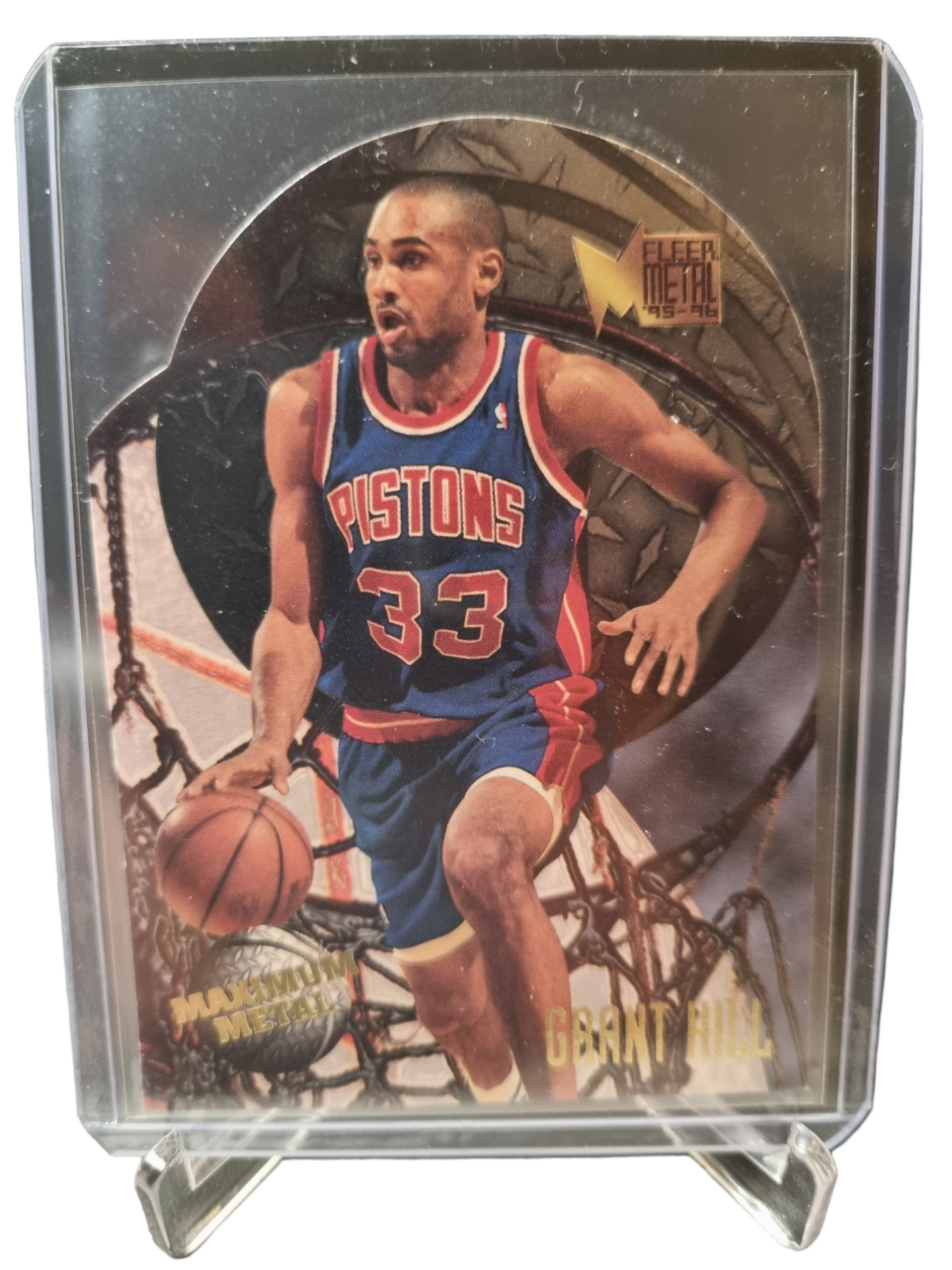 1995-96 Fleer Metal #3 of 10 Grant Hill Maximum Metal