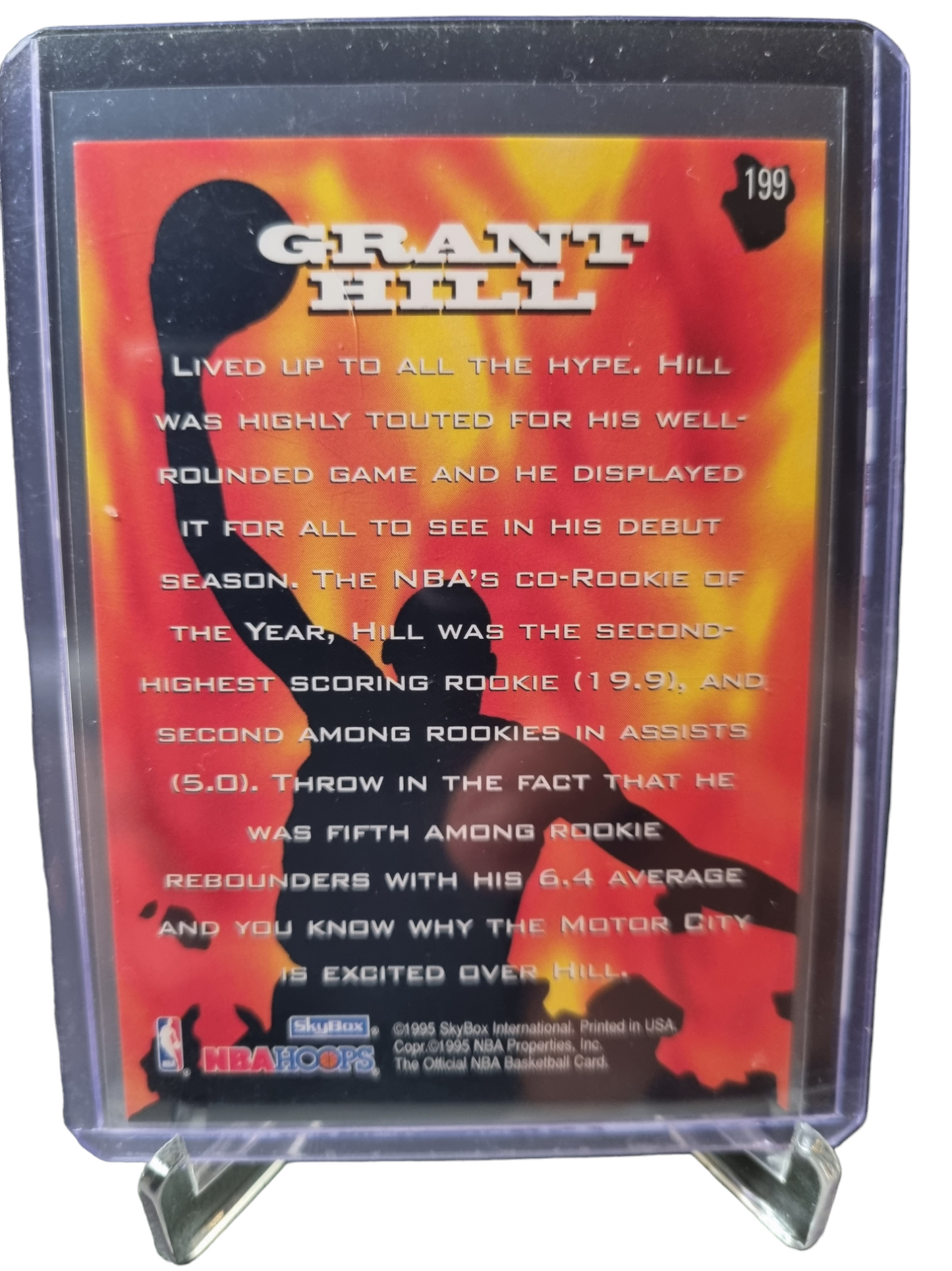 1995 Skybox #199 Grant Hill Sizzling Sophs