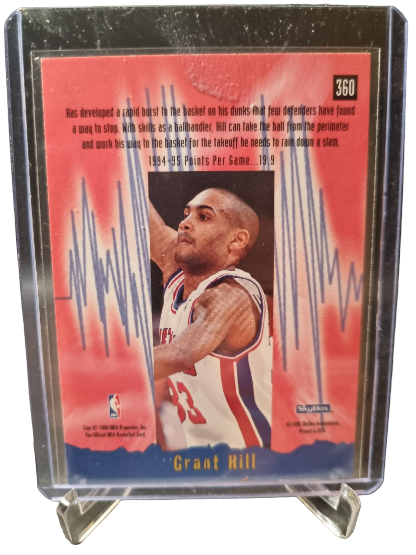 1996 Skybox #360 Grant Hill Earth Shakers