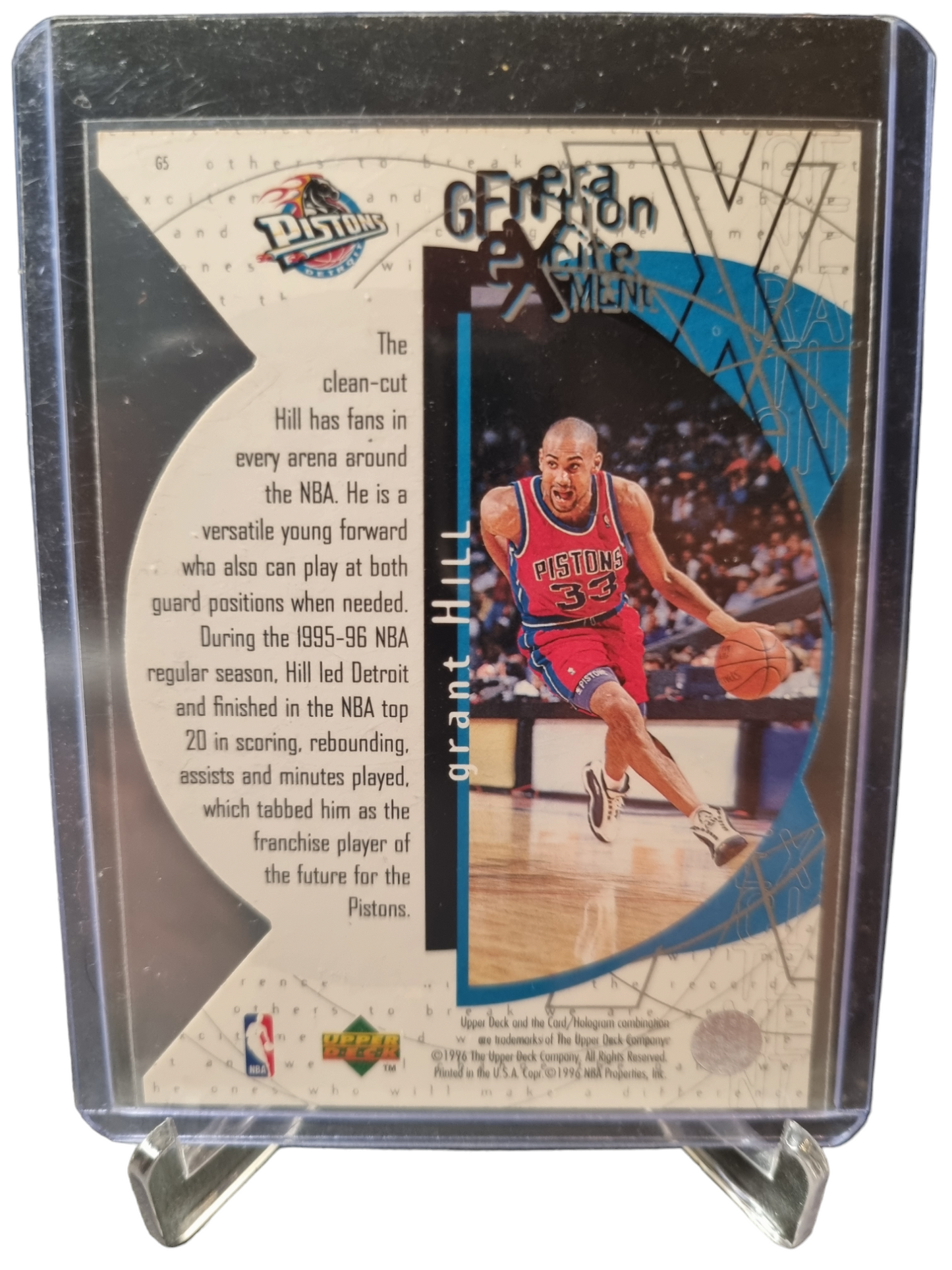 1996 Upper Deck #G5 Grant Hill Generation Excitement