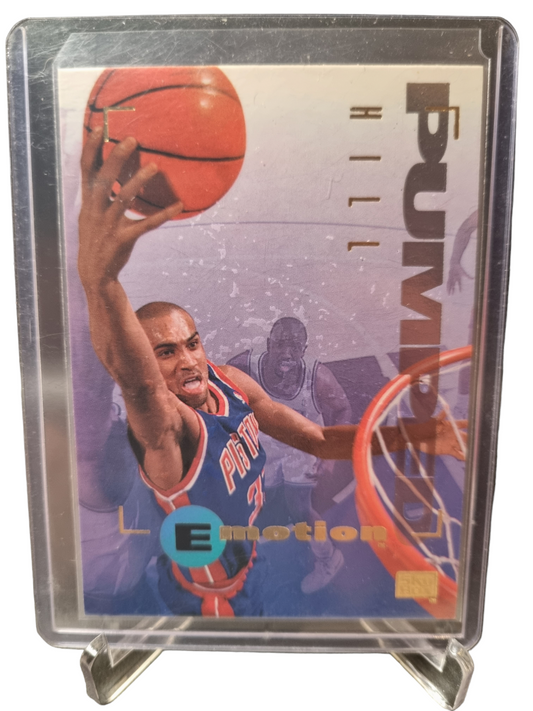 1996 Skybox #28 Grant Hill Emotion Pumped