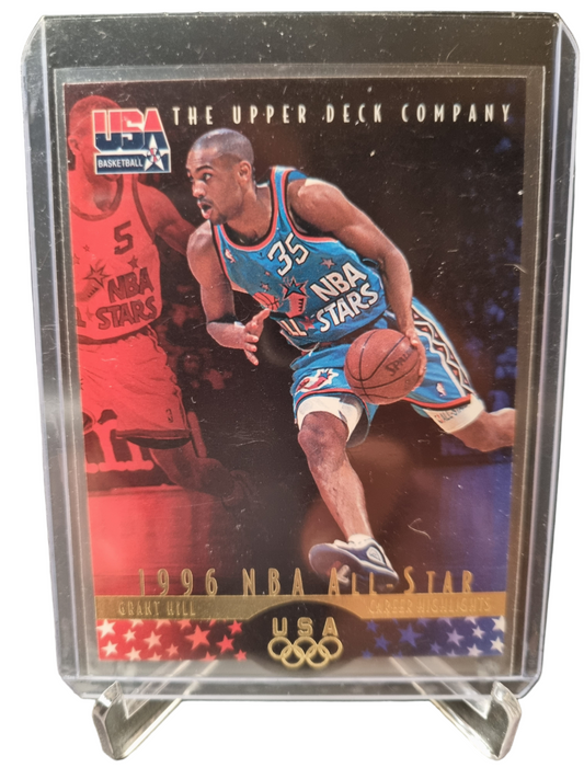 1996 Upper Deck #3 Grant Hill USA Basketball NBA All-Star