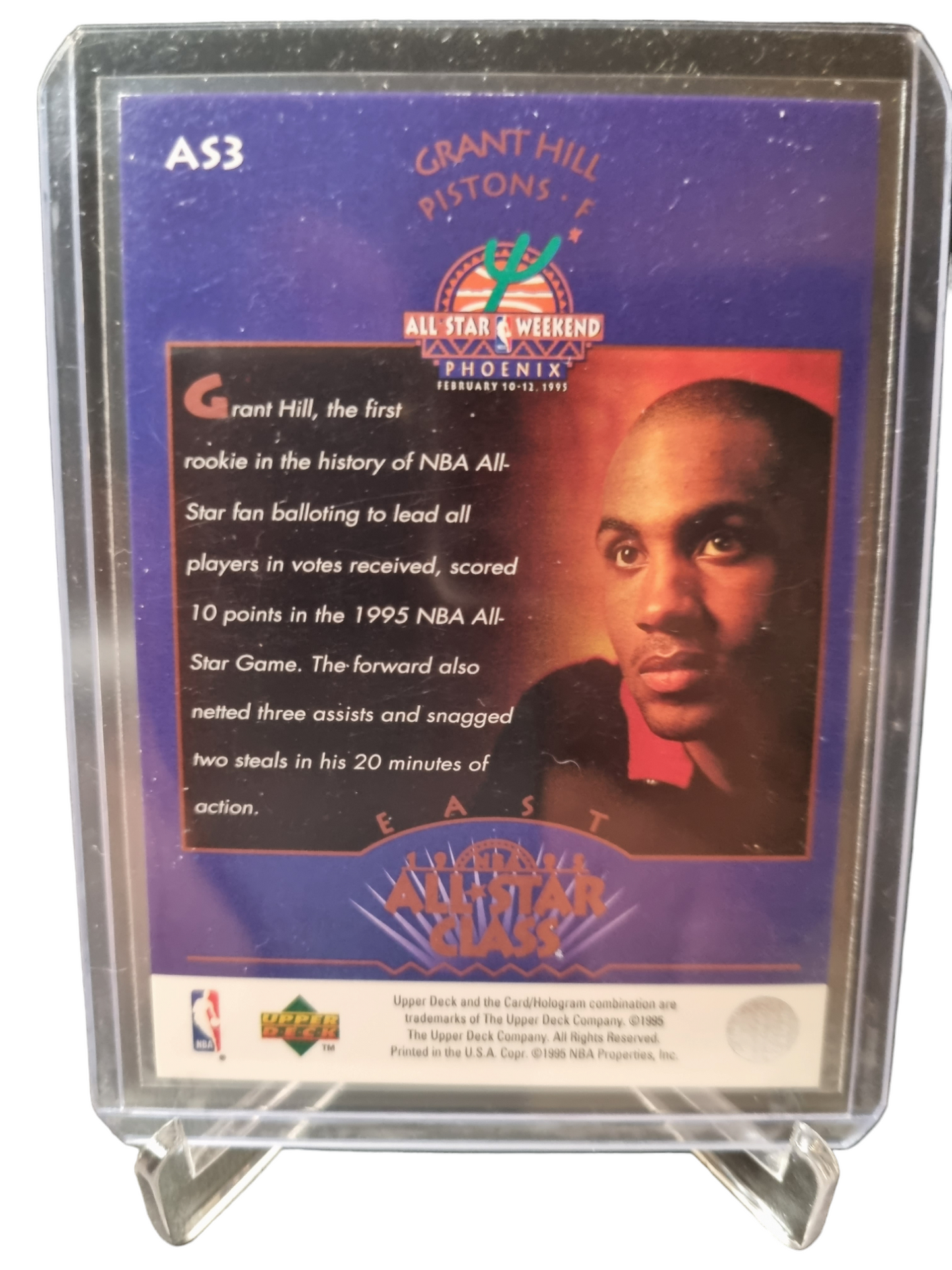 1995 Upper Deck #AS3 Grant Hill Rookie Card 1995 All-Star Class