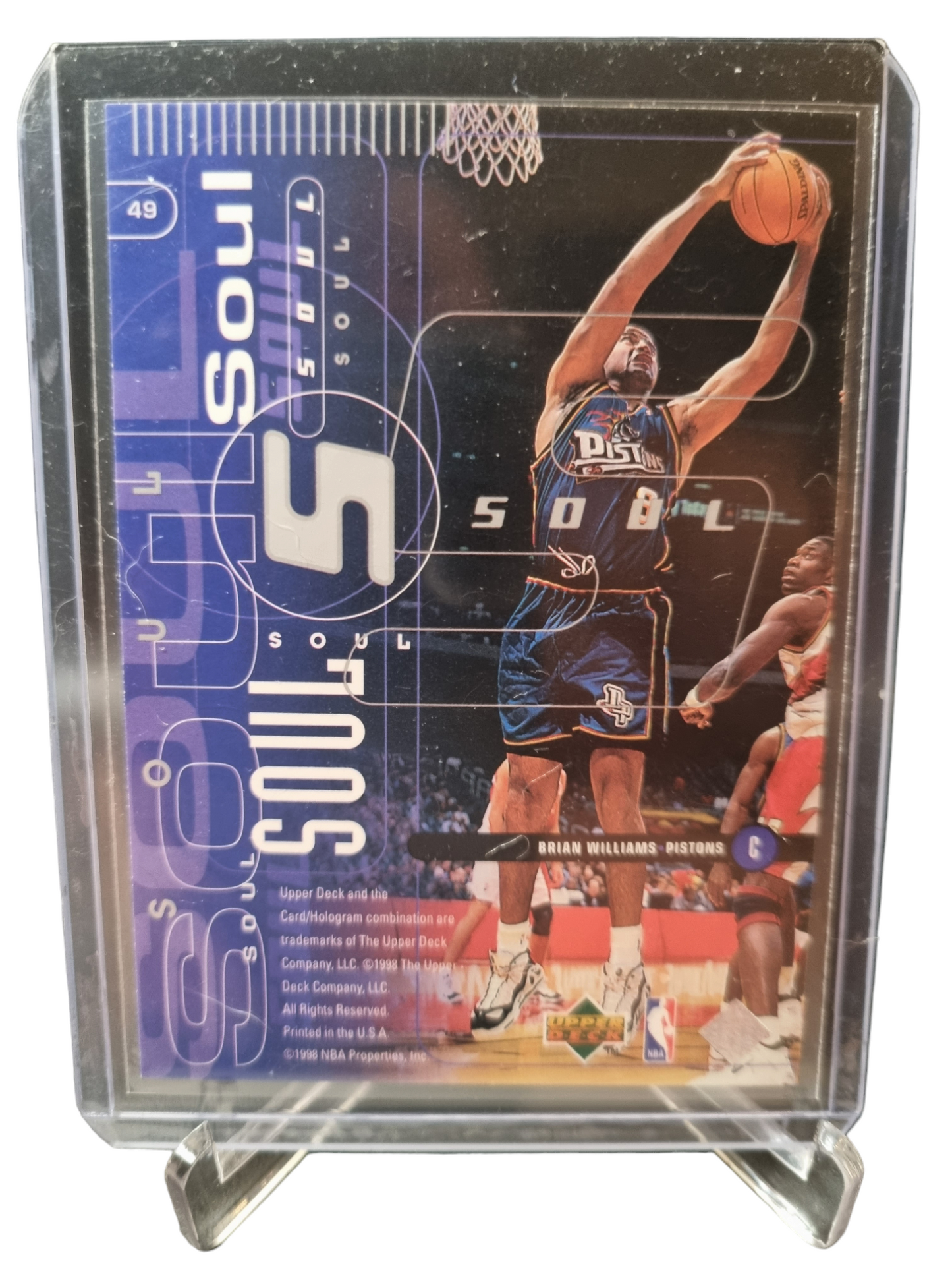 1998 Upper Deck #49 Grant Hill Heart and Soul