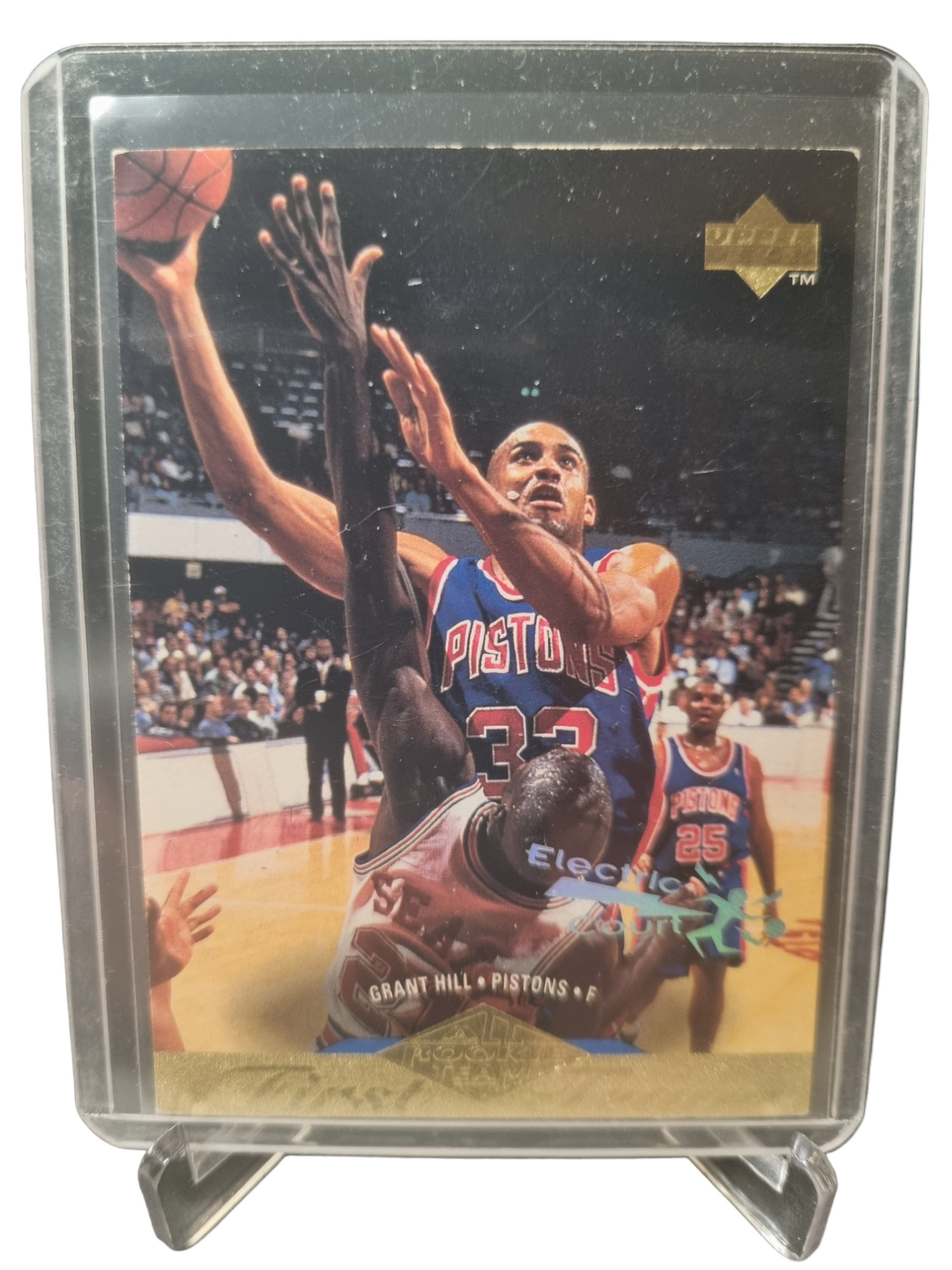 1995 Upper Deck #156 Grant Hill Rookie Card All NBA First Team Electric Court