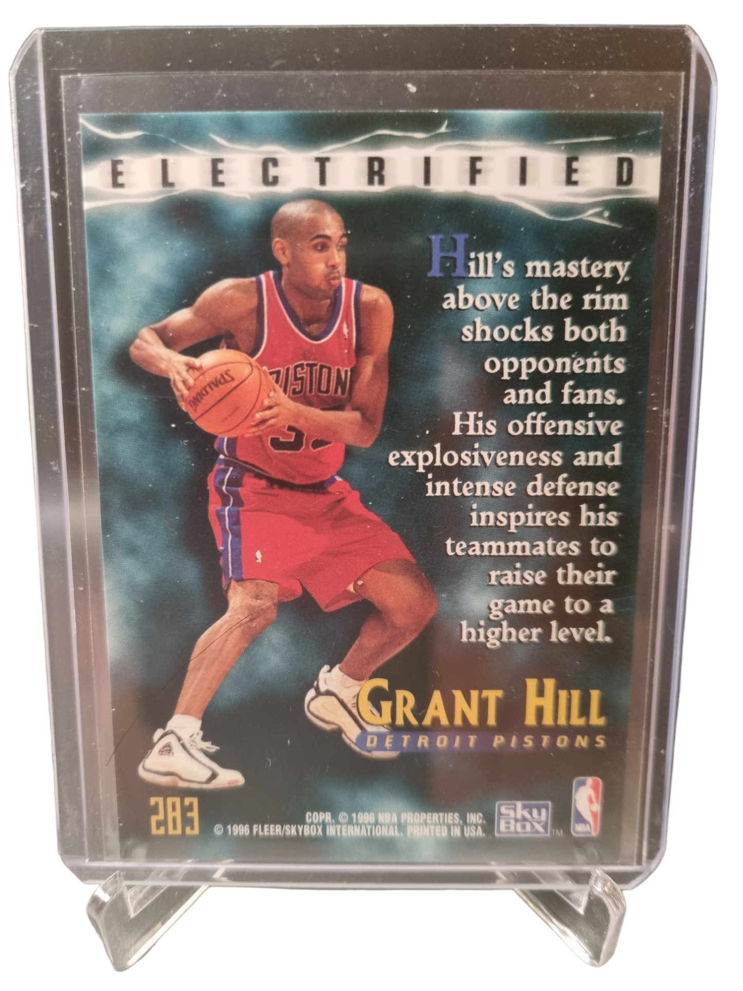 1996 Skybox #283 Grant Hill Electrified