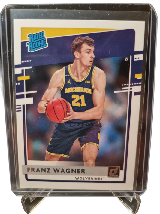 2021-22 Panini Chronicles Donruss #34 Franz Wagner Rookie Card Rated Rookie Draft Picks