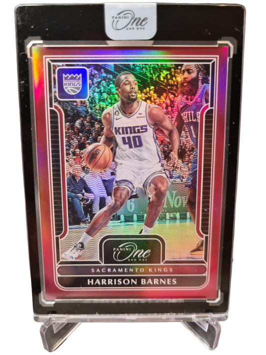 2022-23 Panini One And One #52 Harrison Barnes Red 02/15