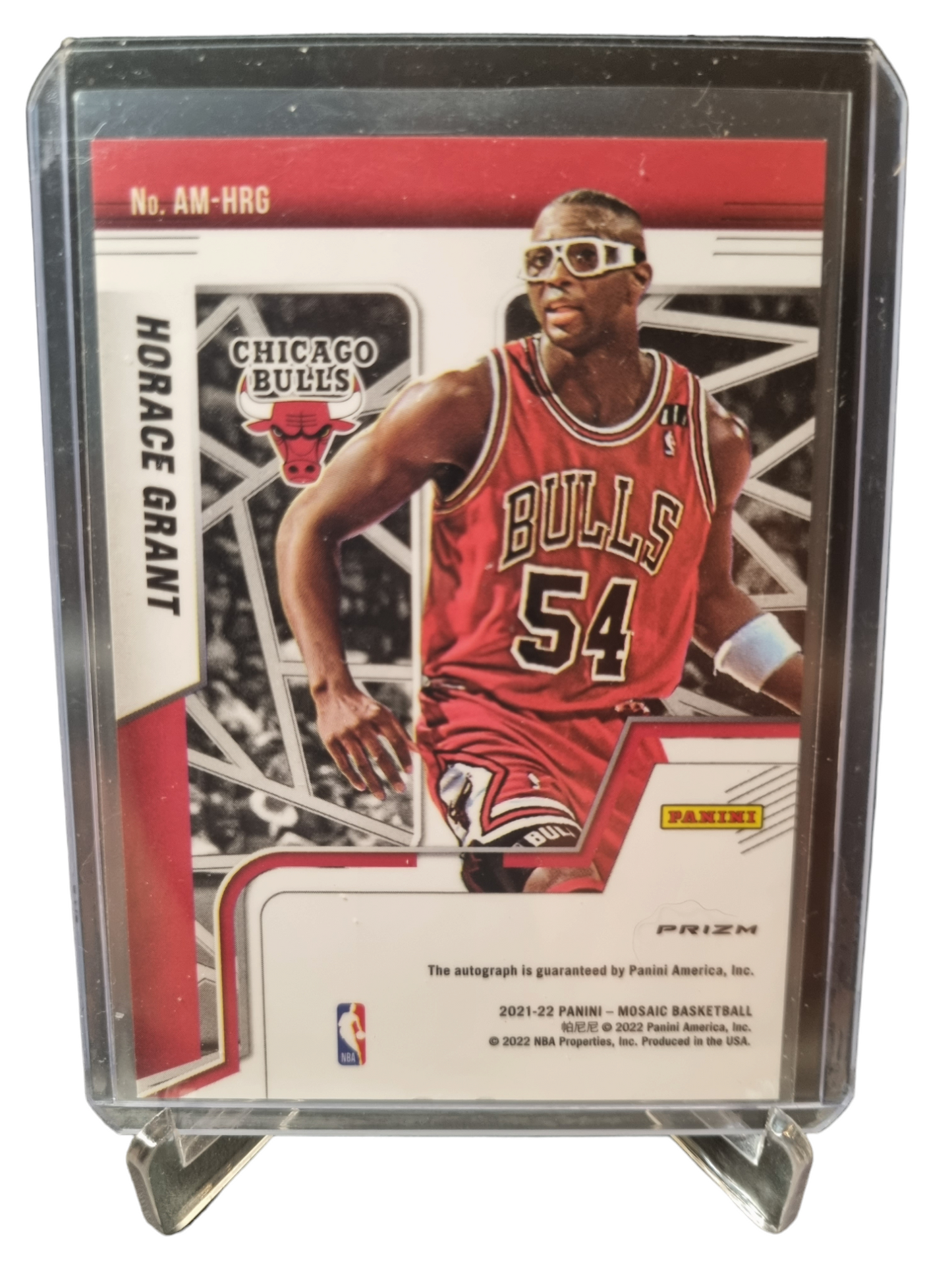 2021-22 Panini Mosaic #AM-HRG Horace Grant Mosaic Prizm Autographs