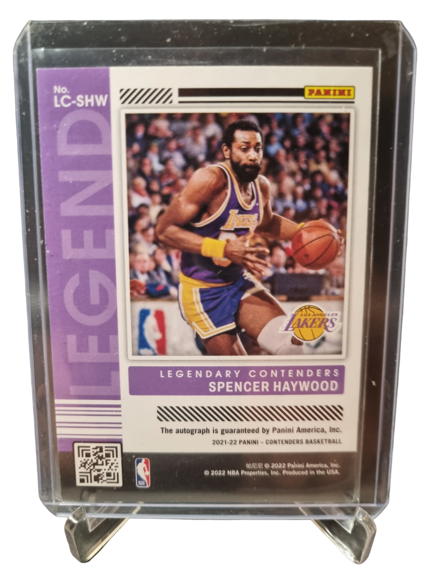 2021-22 Panini Contenders #LC-SHW Spencer Haywood Legendary Contenders Autograph