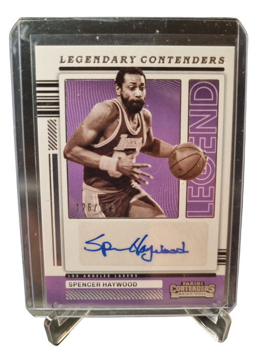 2021-22 Panini Contenders #LC-SHW Spencer Haywood Legendary Contenders Autograph