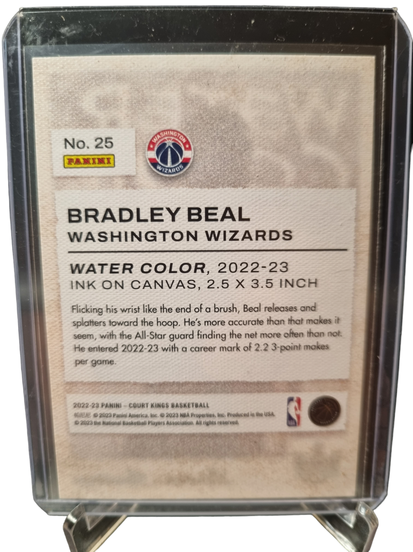 2022-23 Panini Court Kings #25 Bradley Beal Water Color