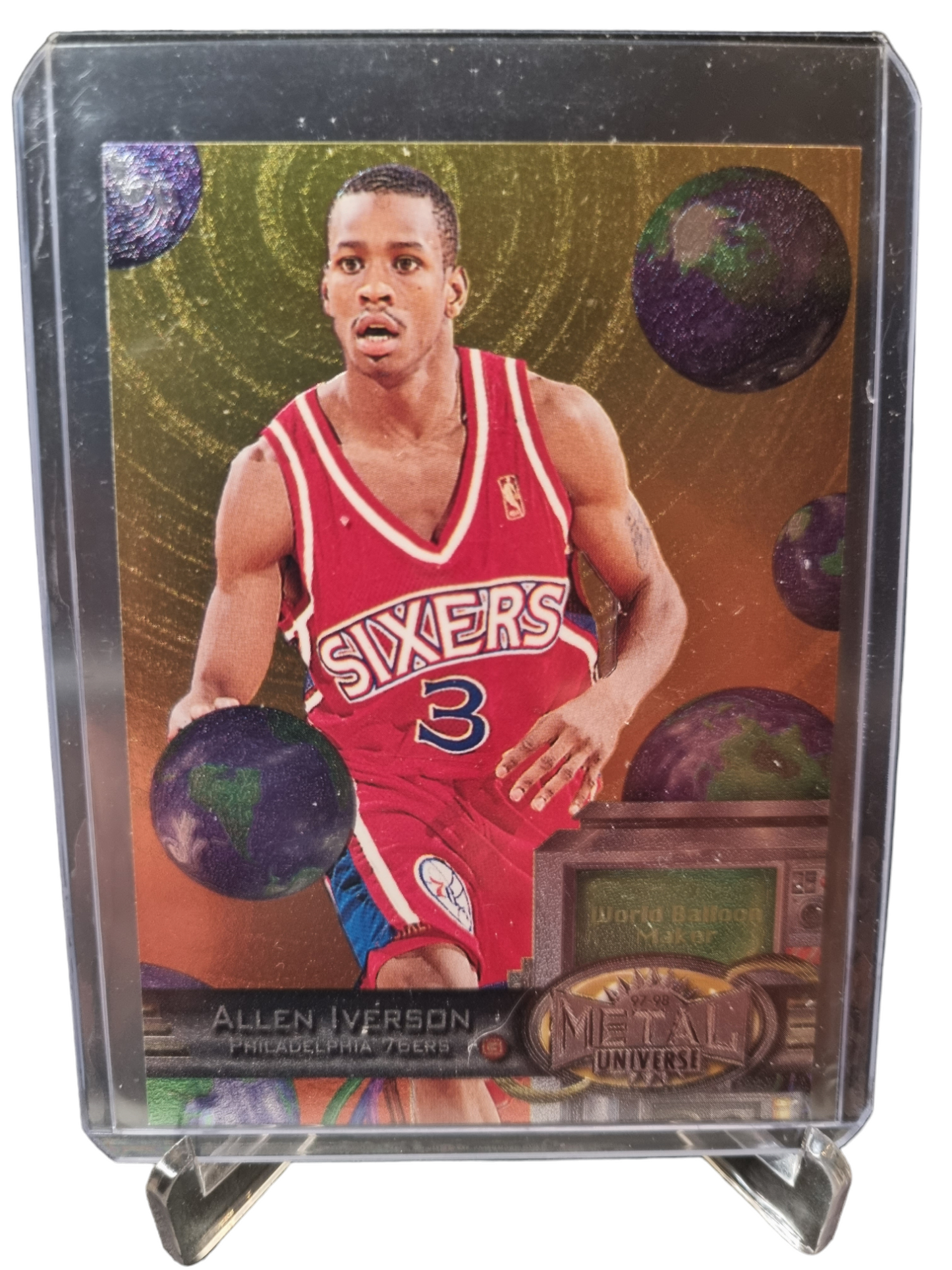 1997-98 Fleer Metal #20 Allen Iverson 2nd Year