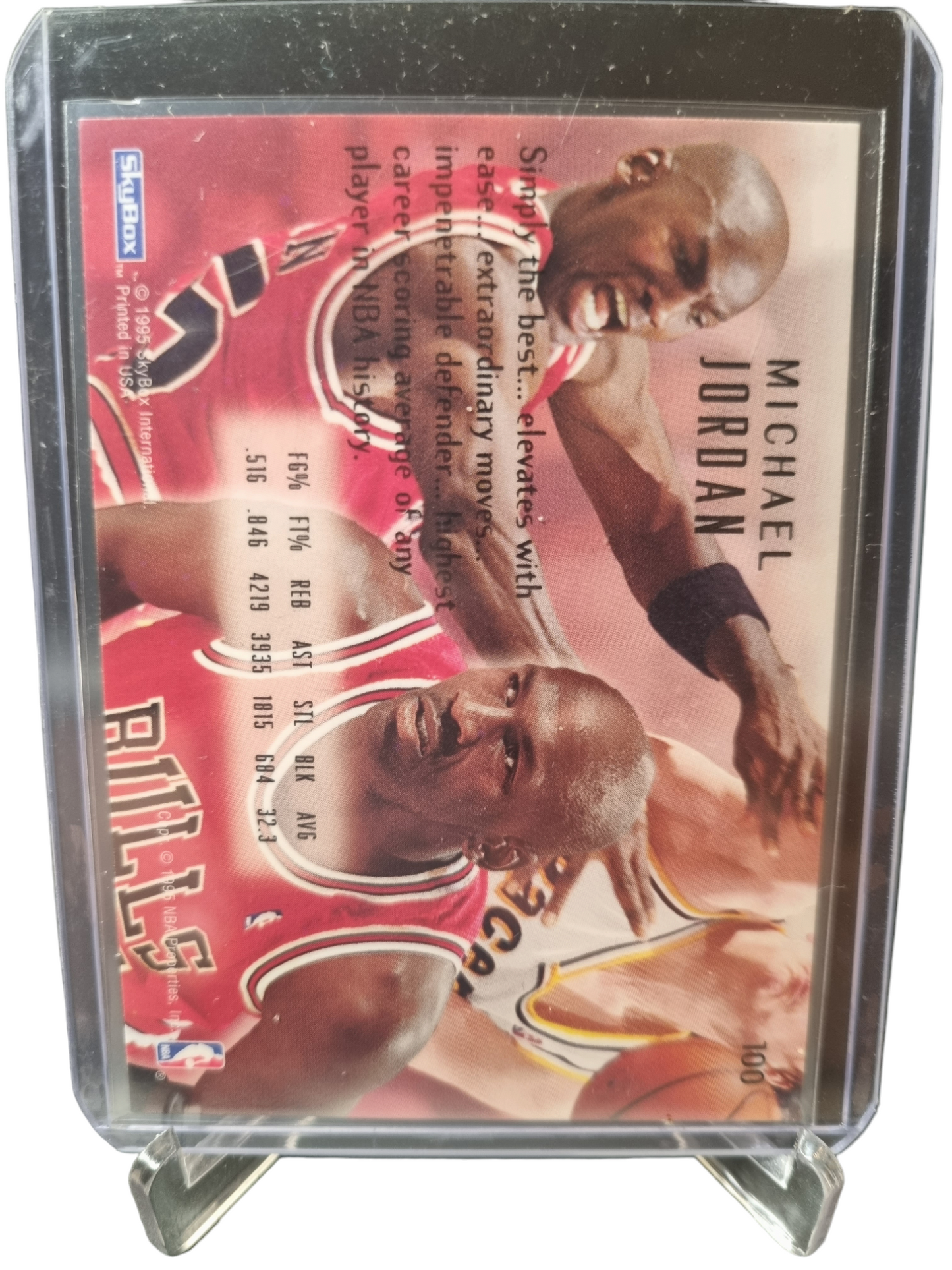 1995 Skybox #100 Michael Jordan Air Jordan Emotion