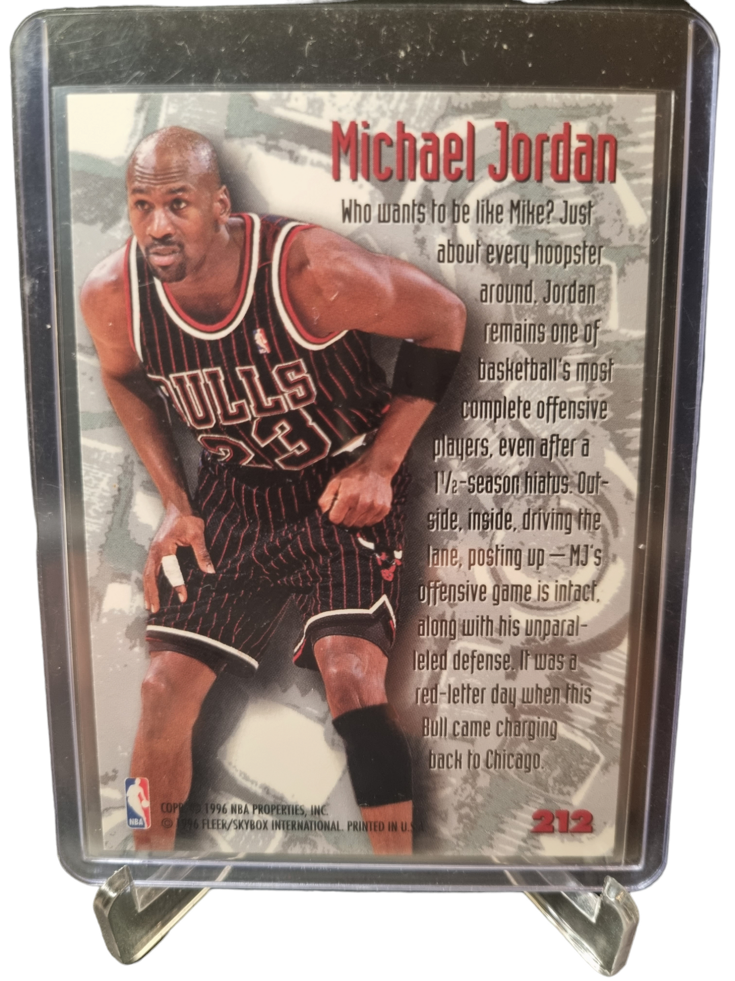 1995-96 Fleer Metal #212 Michael Jordan Nuts And Bolts