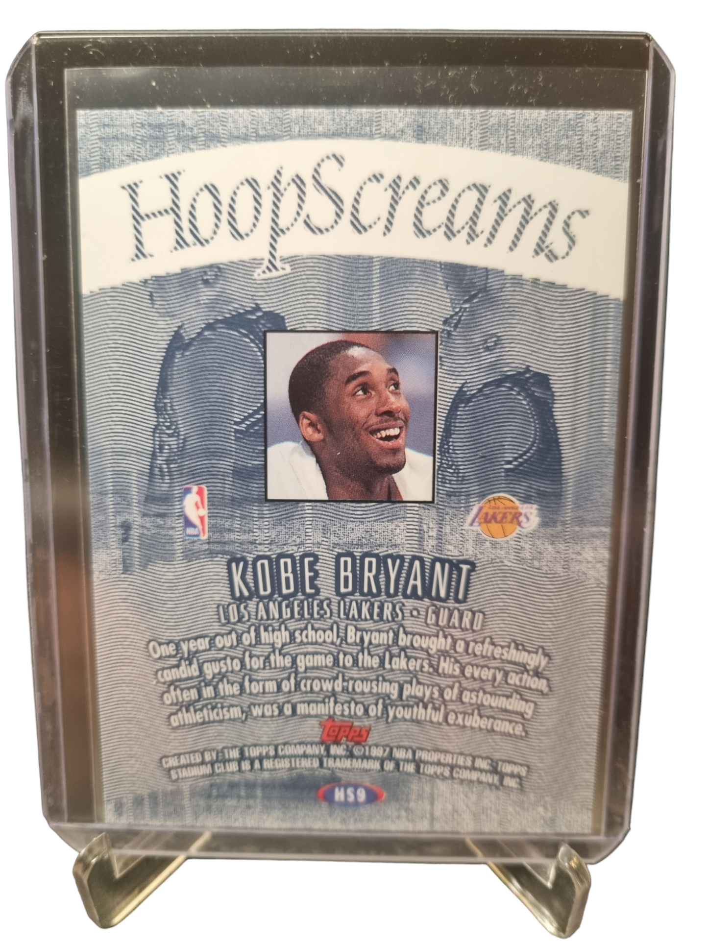 1997 Topps Stadium Club #HS9 Kobe Bryant Hoop Screams